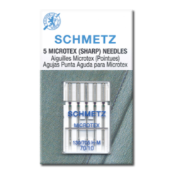 Schmetz Microtex (Sharp) Needles - Carded
